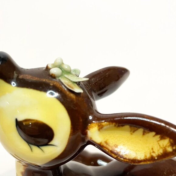 Vintage 1960's Napco Deer Reindeer Figurine Ceramic S185 6" x 4" - Picture 8 of 8